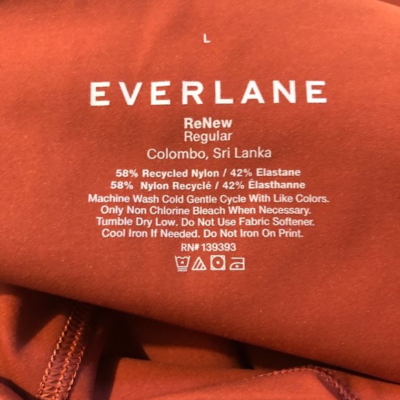 Everlane The Perform Legging ReNew Ankle Copper womens size large - Picture 3 of 4